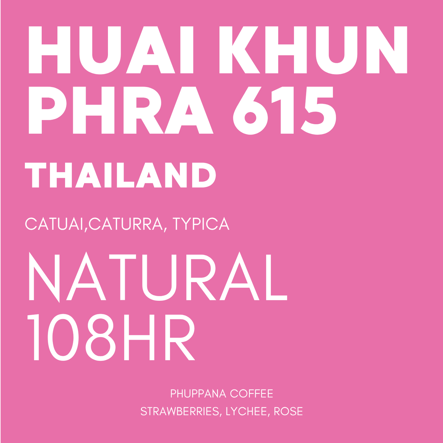 STAPLE l Huai Khun Phra 615 108hr Anaerobic Natural Thailand
